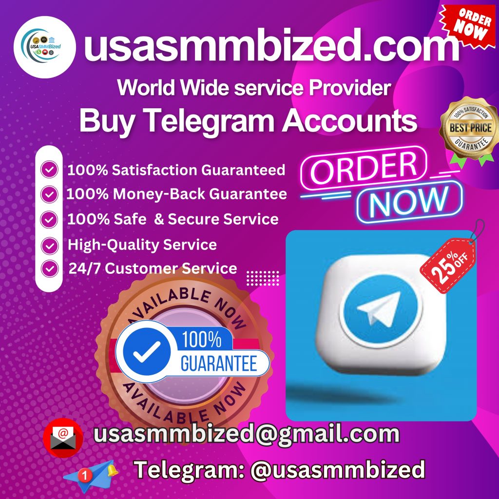 Buy Telegram Accounts - usasmmbized.com
